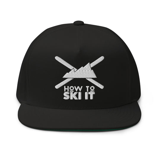 How to Ski It Flat Bill Cap