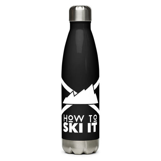 How to Ski it Stainless Steel Water Bottle